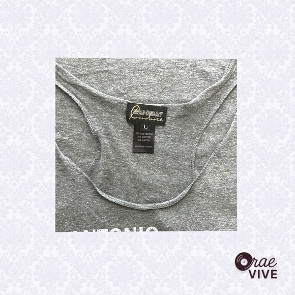 San Antonio Spurs NBA Women's Gray Racerback Tank [W/L] - Picture 3 of 3